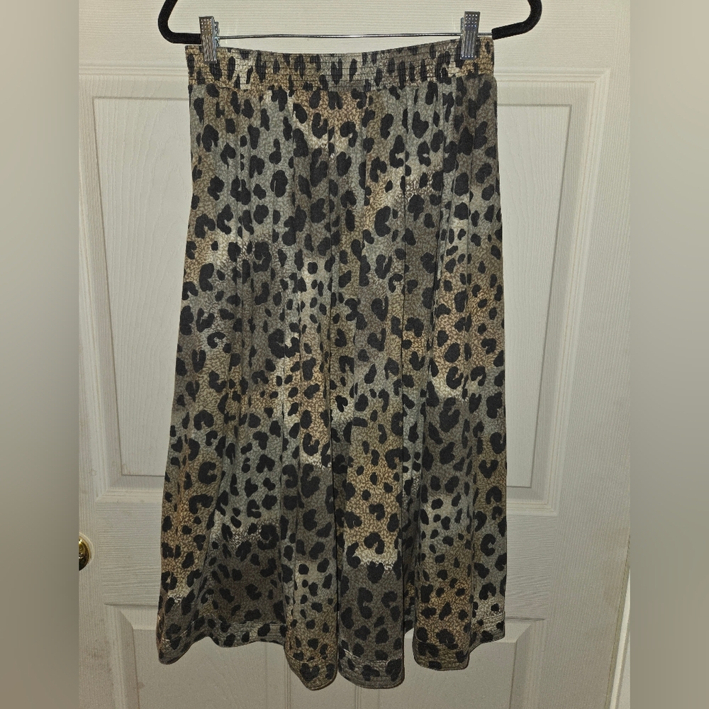 Women's Vintage Peter Popovitch Leopard Print Women's Skirt Size L